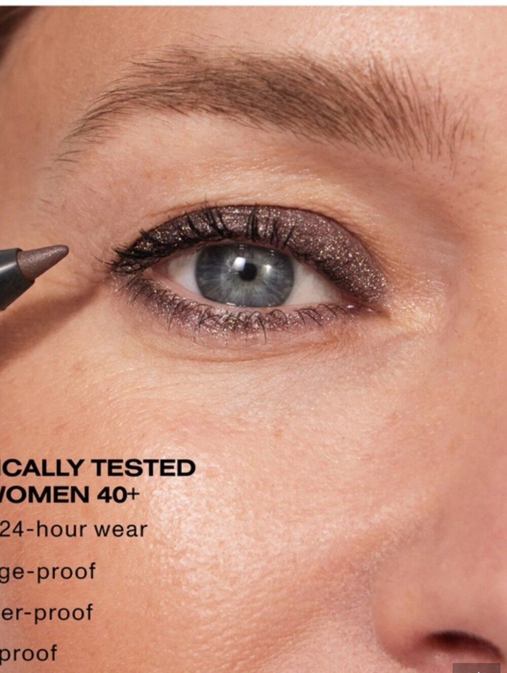 Sarah Creal Metallic Brown Eyes Up Eyeliner In Twilight Smoke NIB
